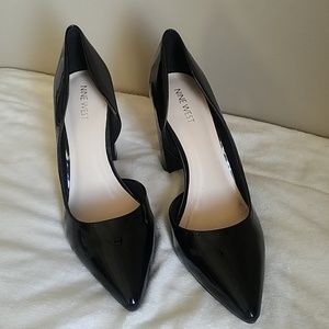 Nine West Black Patent Heels